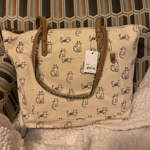 NWT Sonoma cat tote bag